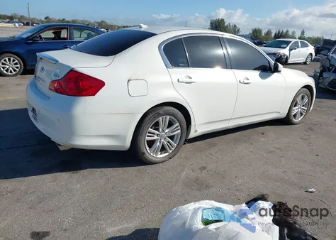 2013 Infiniti G37X z USA, uszkodzony, nr VIN JN1CV6AR0DM770439